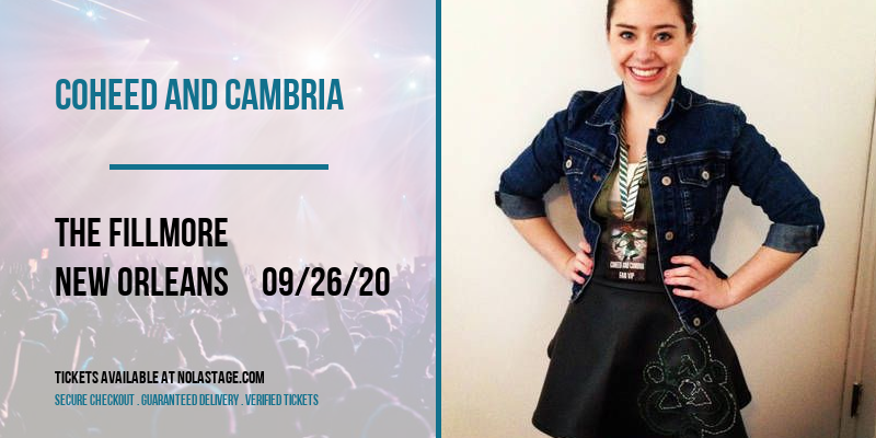 Coheed and Cambria at The Fillmore tickets Coheed and Cambria at The Fillmore