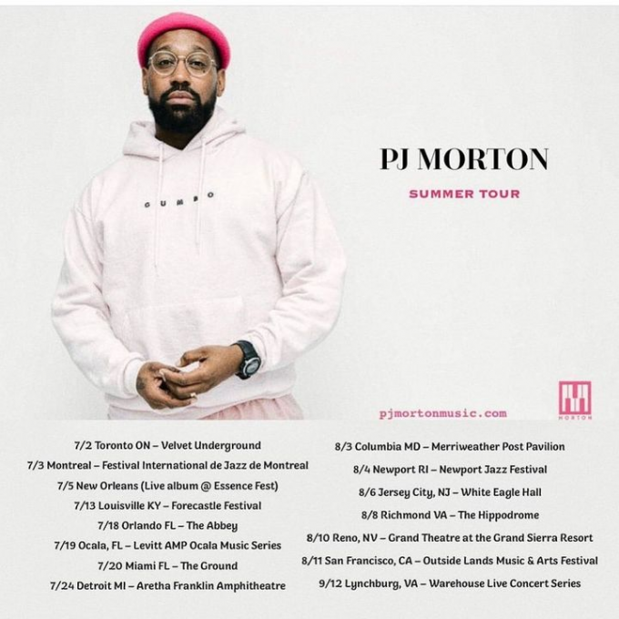 PJ Morton Tickets 26th November The Fillmore