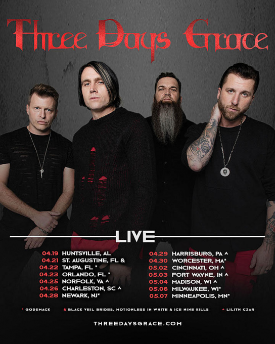 Three Days Grace at The Fillmore
