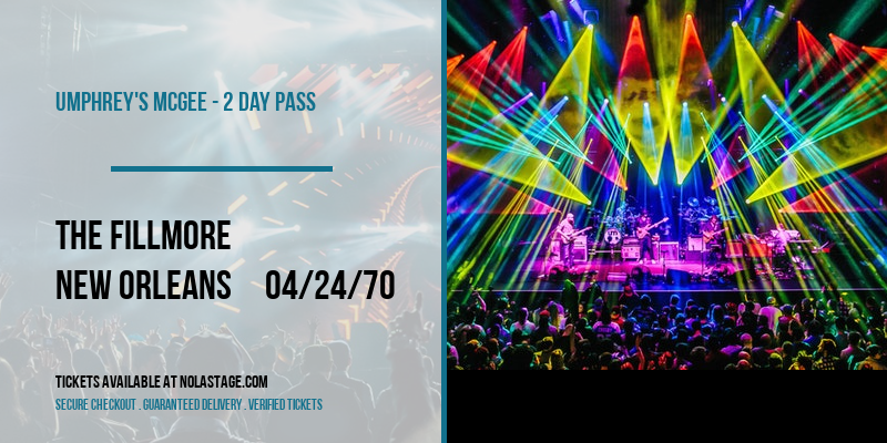 Umphrey's Mcgee - 2 Day Pass [CANCELLED] at The Fillmore