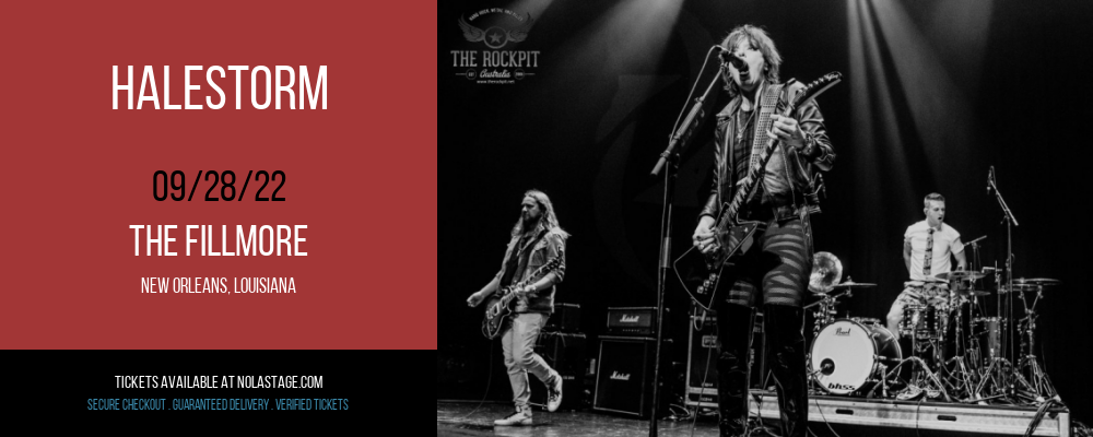 Halestorm at The Fillmore tickets Halestorm at The Fillmore