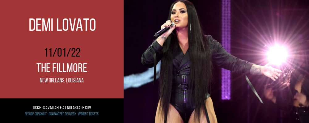 Demi Lovato at The Fillmore tickets Demi Lovato at The Fillmore
