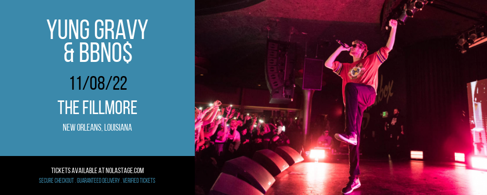 Yung Gravy & bbno$ at The Fillmore tickets Yung Gravy & bbno$ at The Fillmore