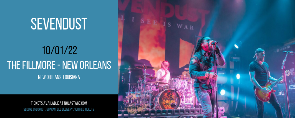 Sevendust at The Fillmore tickets Sevendust at The Fillmore