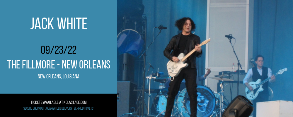 Jack White at The Fillmore