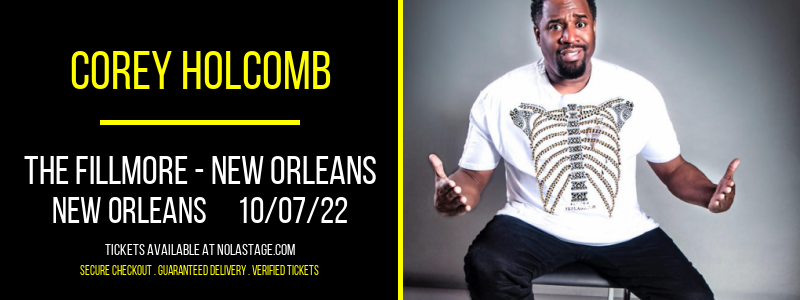 Corey Holcomb at The Fillmore tickets Corey Holcomb at The Fillmore