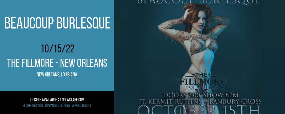 Beaucoup Burlesque at The Fillmore tickets Beaucoup Burlesque at The Fillmore