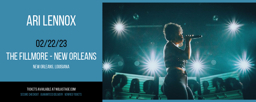 Ari Lennox at The Fillmore tickets Ari Lennox at The Fillmore