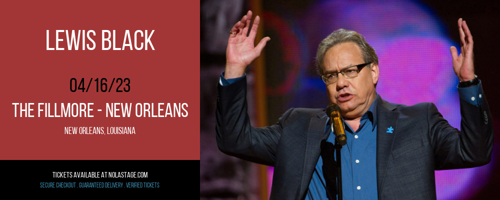 Lewis Black at The Fillmore
