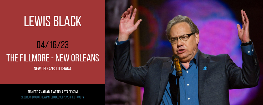 Lewis Black at The Fillmore tickets Lewis Black at The Fillmore