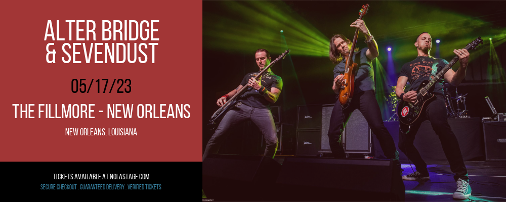 Alter Bridge & Sevendust at The Fillmore tickets Alter Bridge & Sevendust at The Fillmore