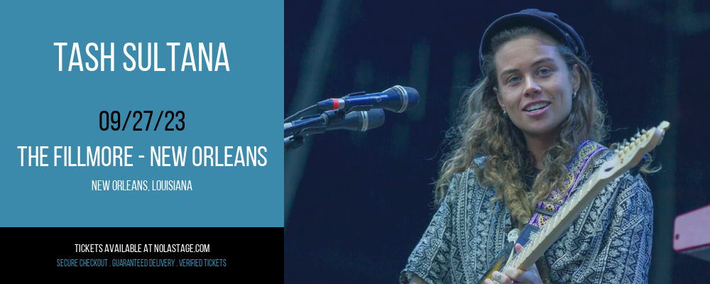 Tash Sultana at The Fillmore tickets Tash Sultana at The Fillmore
